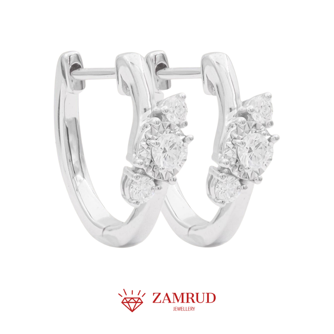 Anting Berlian Solitaire 32049 ER Zamrud Jewellery