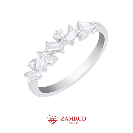 Cincin Berlian Baguette 20251 LR Zamrud Jewellery