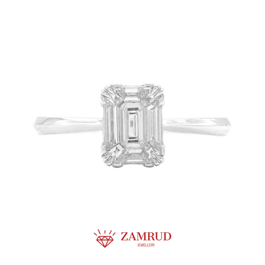 Cincin Berlian Emerald 22583 LR Zamrud Jewellery
