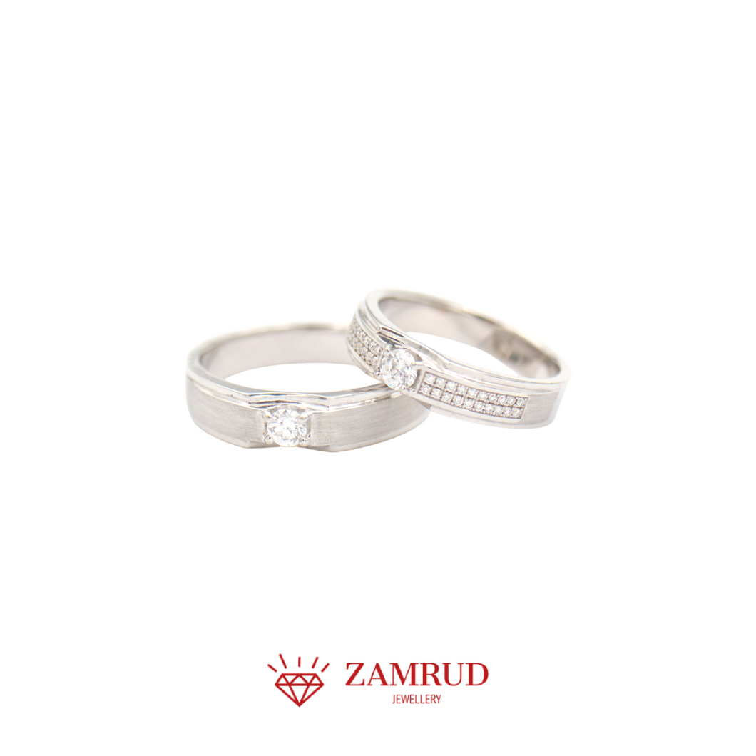 Wedding Ring Berlian 0475-0838 Zamrud Jewellery