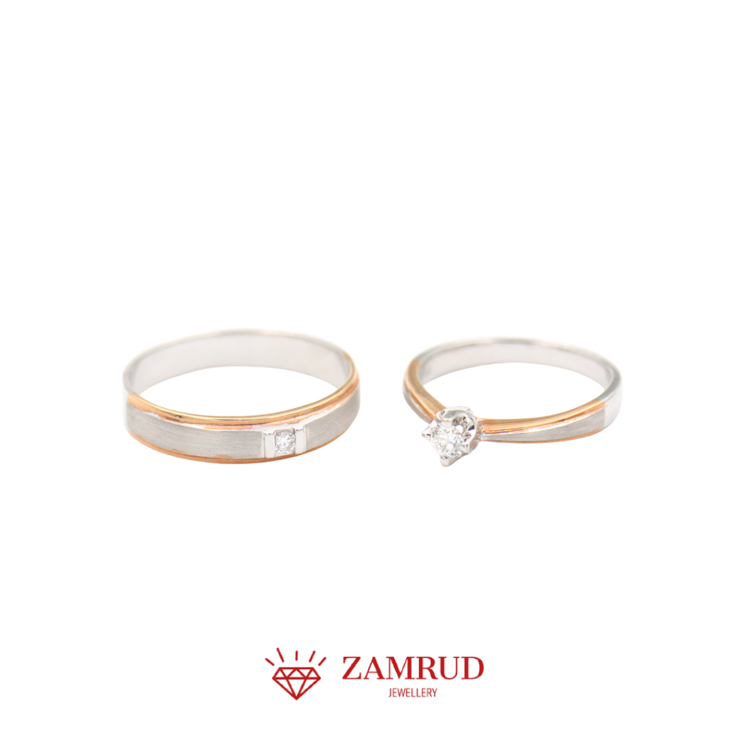 Wedding Ring Berlian 0338-8853 Zamrud Jewellery