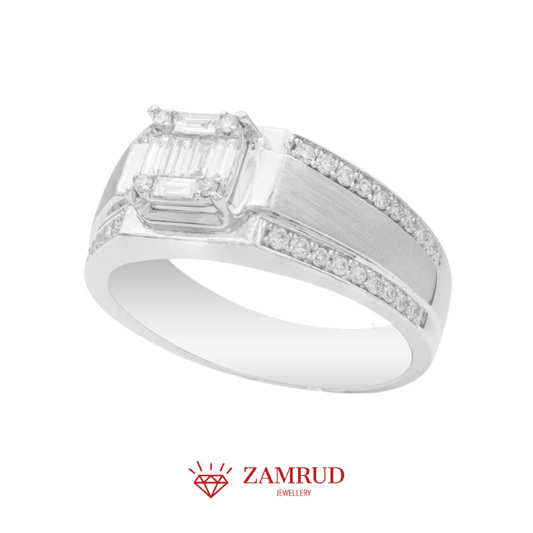 Cincin Berlian Pria Emerald 27380 MR Zamrud Jewellery