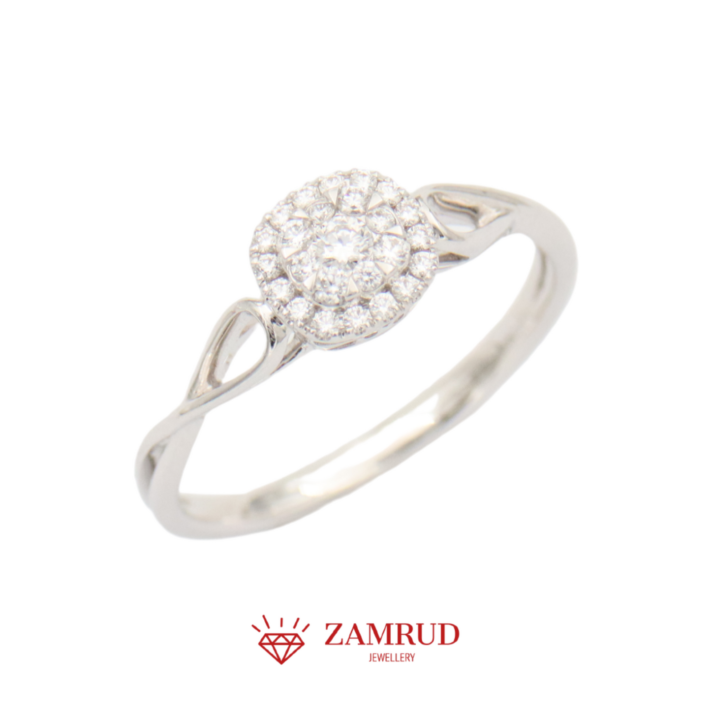 Cincin Berlian 12737 LR Zamrud Jewellery