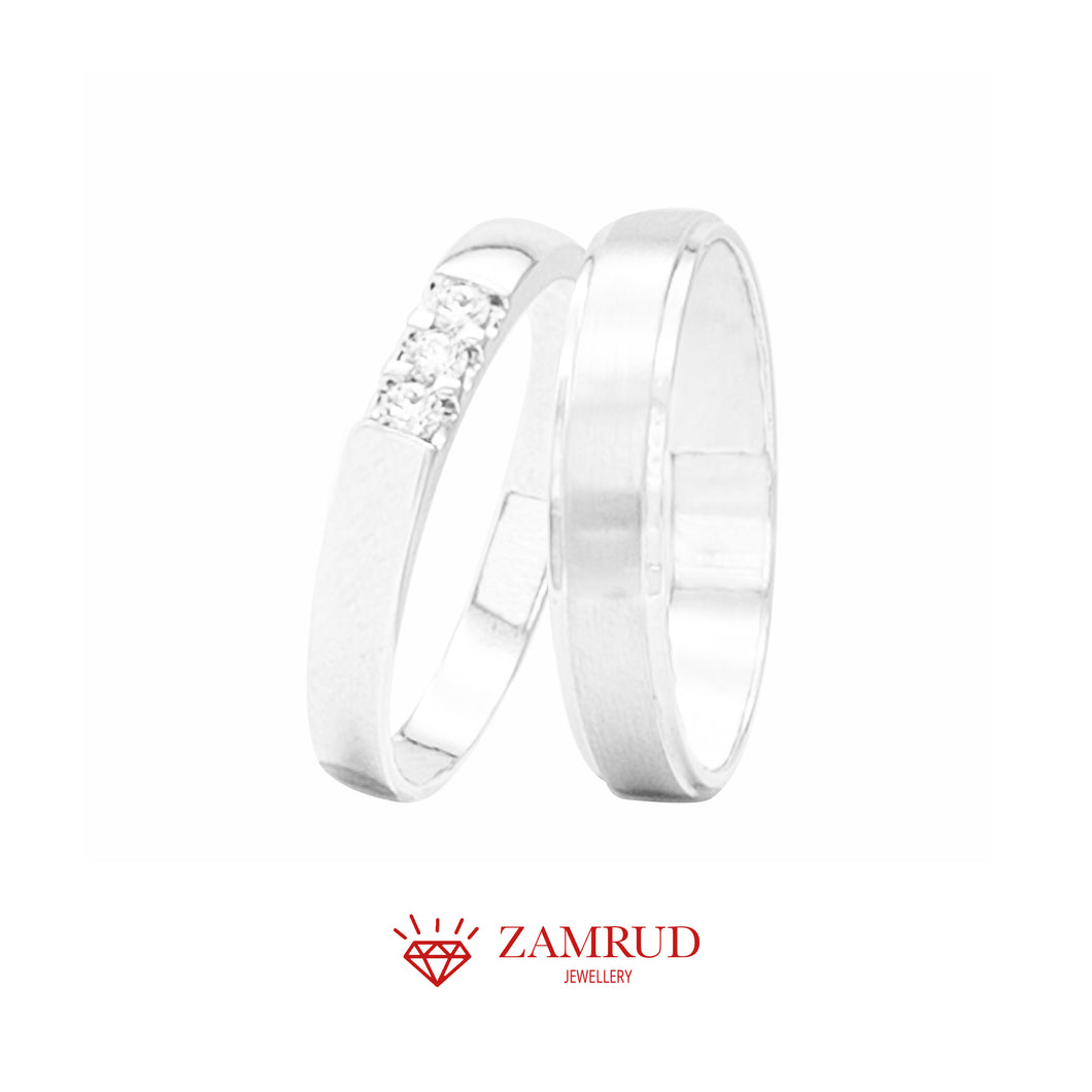 Wedding Ring Berlian 12034-16346 WR Zamrud Jewellery