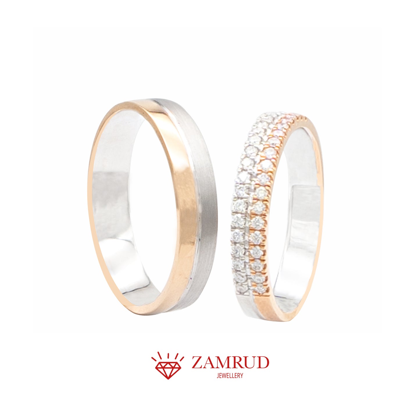 Wedding Ring Berlian 18005-17992 WR Zamrud Jewellery