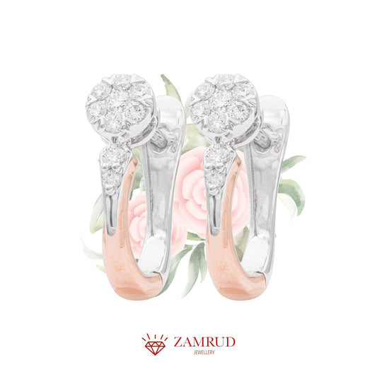 Anting Berlian Clip 27182 ER Zamrud Jewellery
