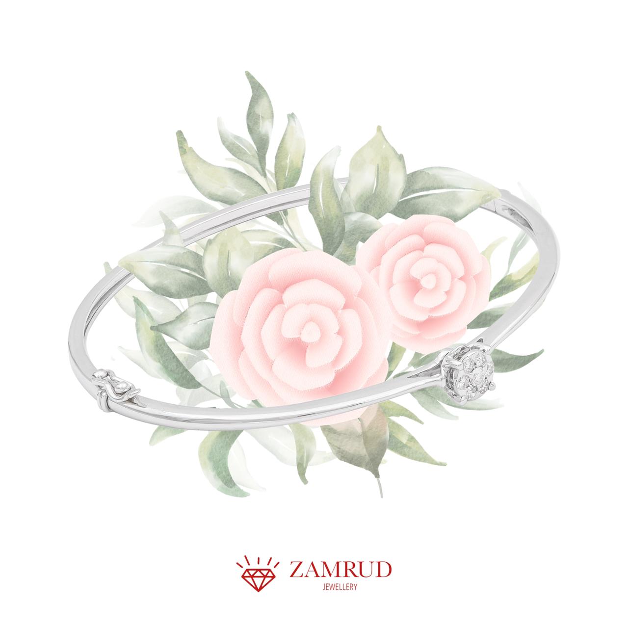 Gelang Berlian Lotus 26017 BG Zamrud Jewellery