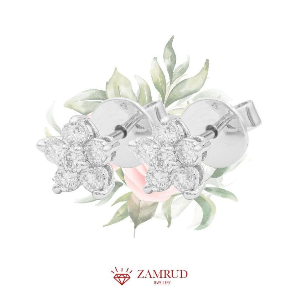 Anting Berlian Star 25065 ER Zamrud Jewellery