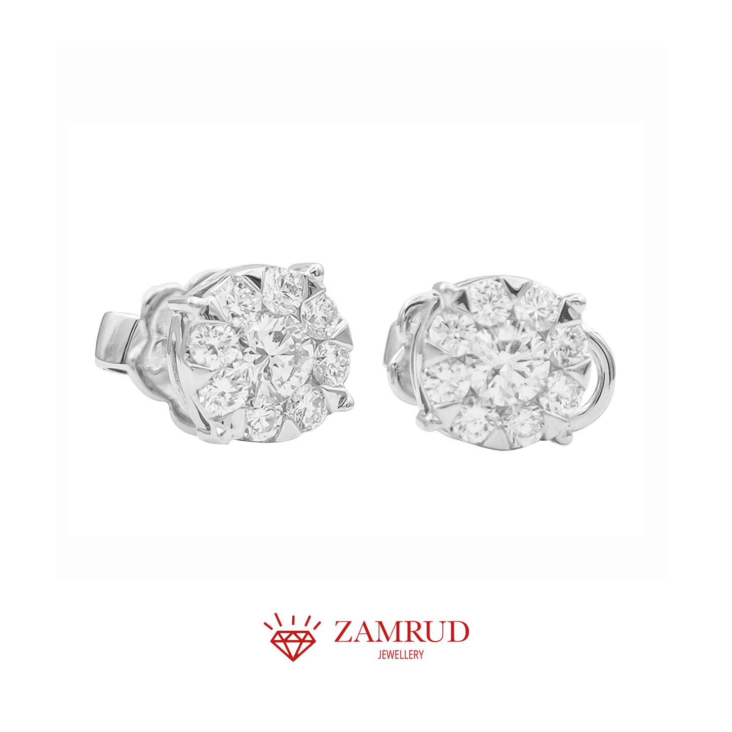 Anting Berlian 20336 ER Zamrud Jewellery