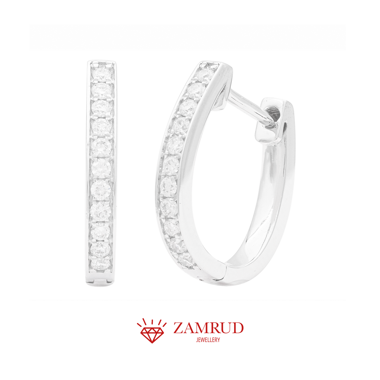Anting Berlian Clip 29025 ER Zamrud Jewellery