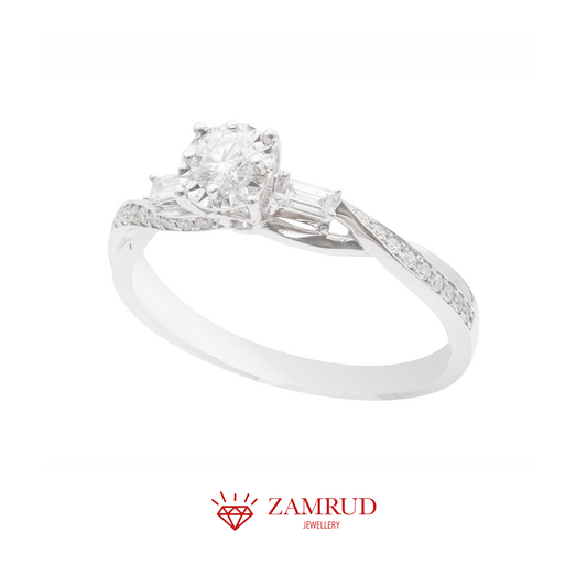 Cincin Berlian 25287 LR Zamrud Jewellery