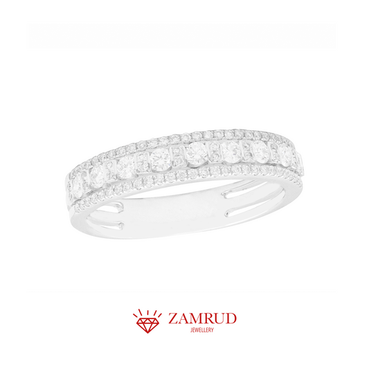 Cincin Berlian Listring 25485 LR Zamrud Jewellery