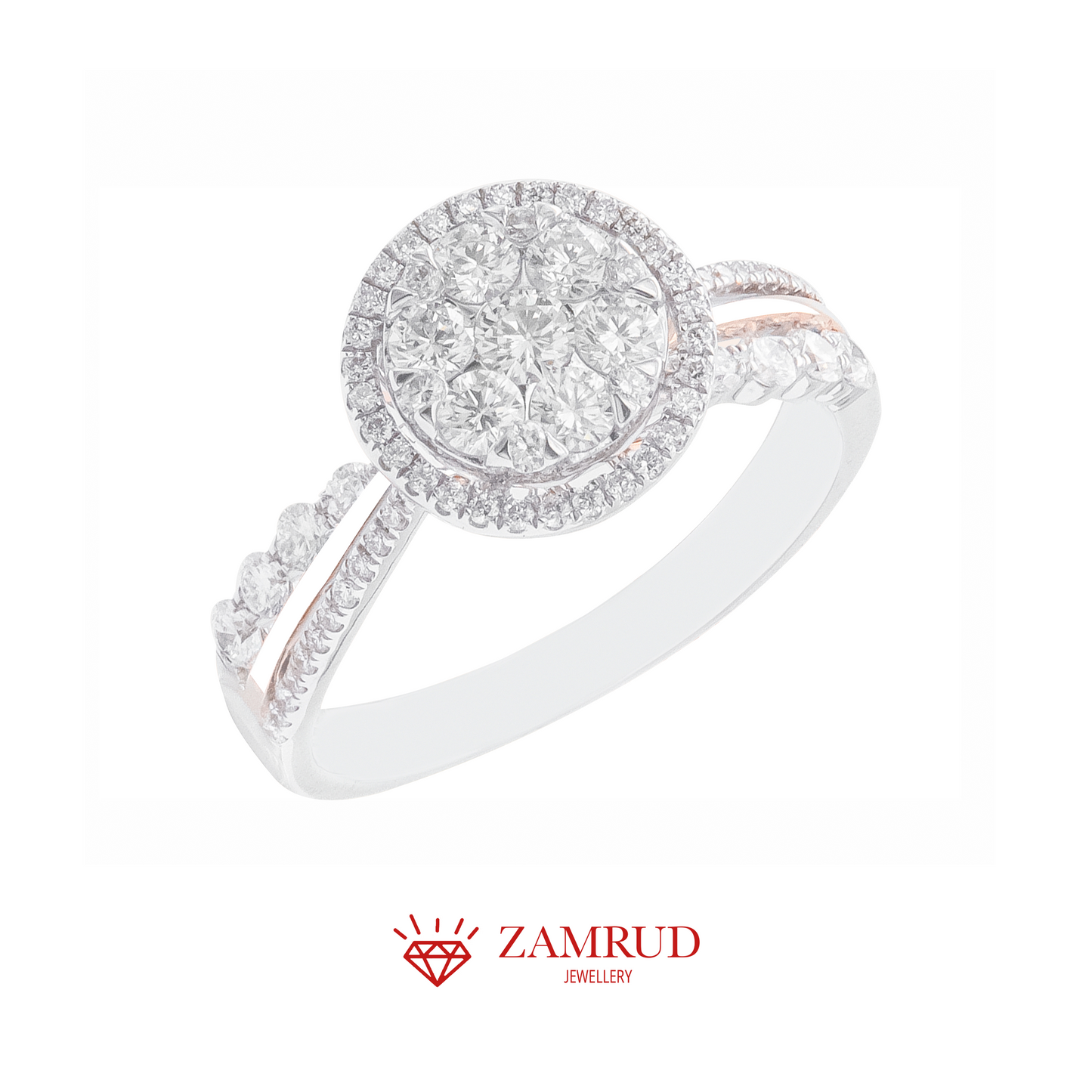 Cincin Berlian 22736 LR Zamrud Jewellery
