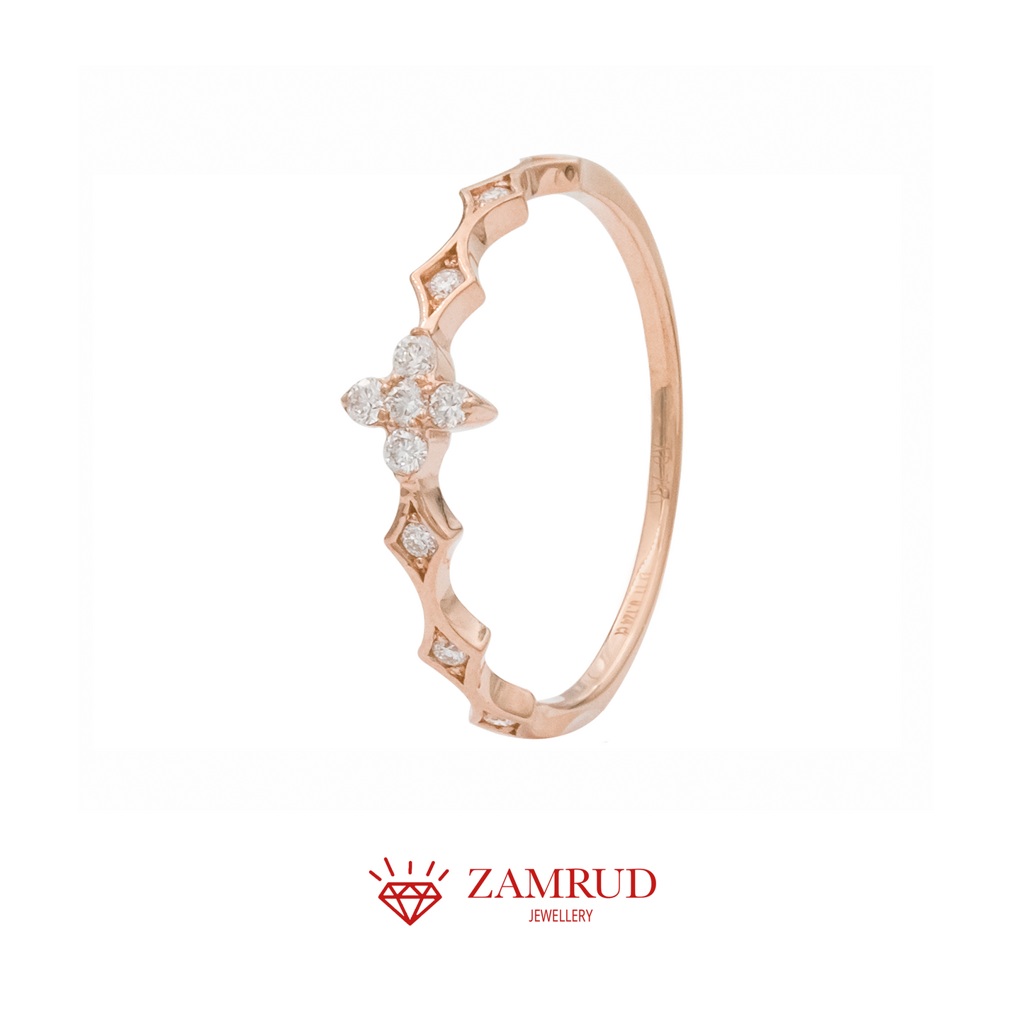 Cincin Berlian 22712 LR Zamrud Jewellery