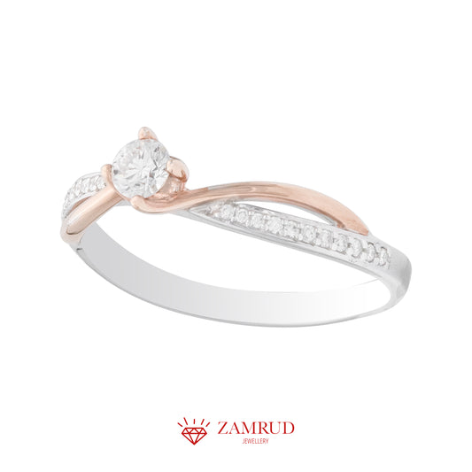Cincin Berlian Solitaire 2820 LR Zamrud Jewellery