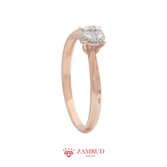 Cincin Berlian 9706 LR Zamrud Jewellery