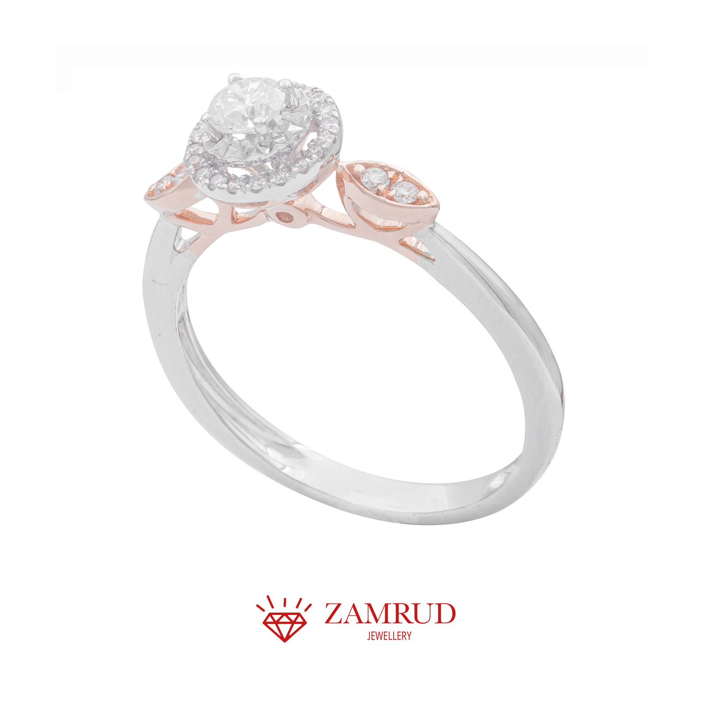 Cincin Berlian Solitaire 31851 LR Zamrud Jewellery