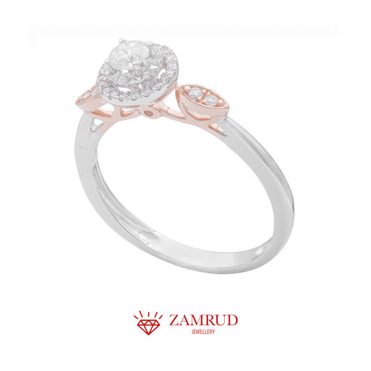 Cincin Berlian Solitaire 31851 LR Zamrud Jewellery