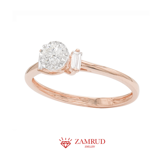 Cincin Berlian Solitaire 31882 LR Zamrud Jewellery