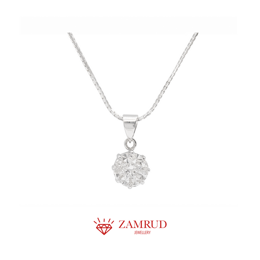 Liontin Berlian Pie Cut 24334 PD Zamrud Jewellery